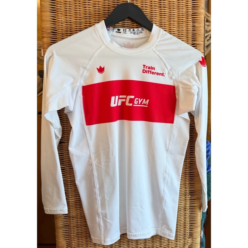 KNGZ x UFC Gym Rashguard Shirt Womens X-Small Jiu Jitsu Training Activewear NWOT